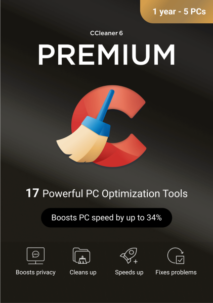 CCleaner Premium | für Windows/MAC/Android